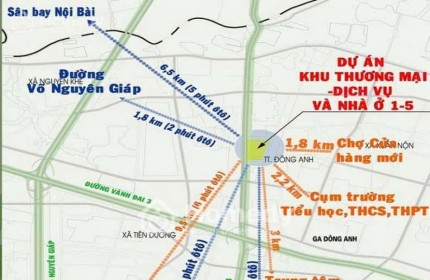 Bán 36.75m2 đất thổ cử Tổ 24 Thị Trấn Đông Anh, Đông Anh, Hà Nội